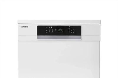 Sensis DWF0214FSDWA Freestanding Full Size Dishwasher White with 14 Place Settings