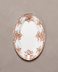 Vintage Transferware Serving Platter - Brunette Wild Rose III