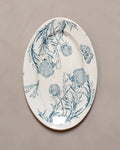 Vintage Transferware Serving Platter - Thistle
