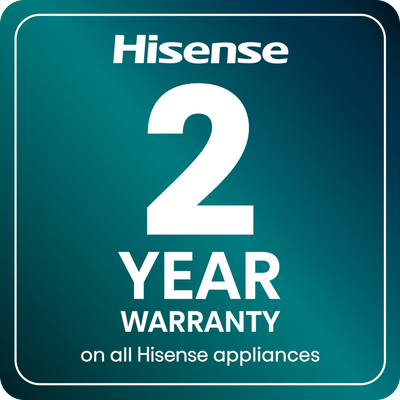 Hisense 3S Series WF3S1043BB3 10.5kg 1400 Spin WiFi-Enabled Freestanding Washing Machine Black