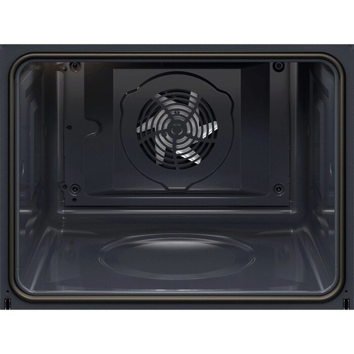 AEG 3000 Series BEX535A61M Air Fry Electric Single Built In Oven with Retractable Dials in Stainless Steel