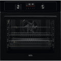 AEG 3000 Series BPX53506EB Surround Cook Electric Single Built in Oven with Retractable Dials in Black