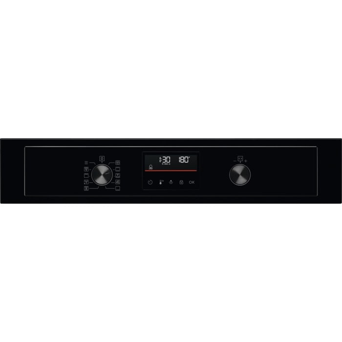 AEG 3000 Series BPX535A61B Air Fry Electric Single Built in Oven with Retractable Dials in Black