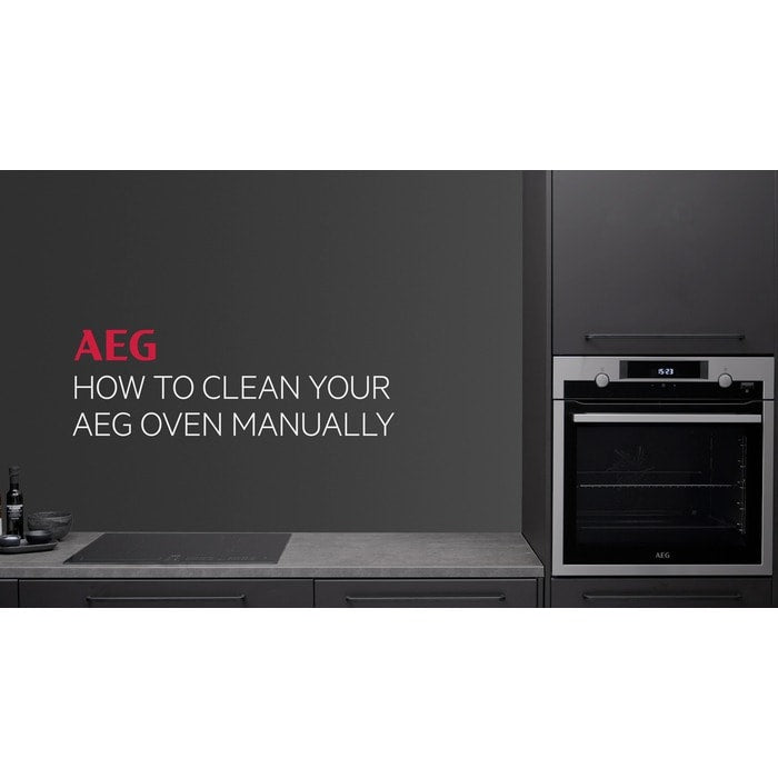 AEG 6000 Series BEB335061W Surround Cook Electric Single Built in Oven with Retractable Dials in White