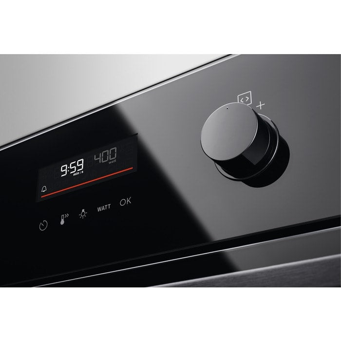 AEG 8000 Series KMK565060B Combi Quick Combination Built-In Microwave Oven in Black