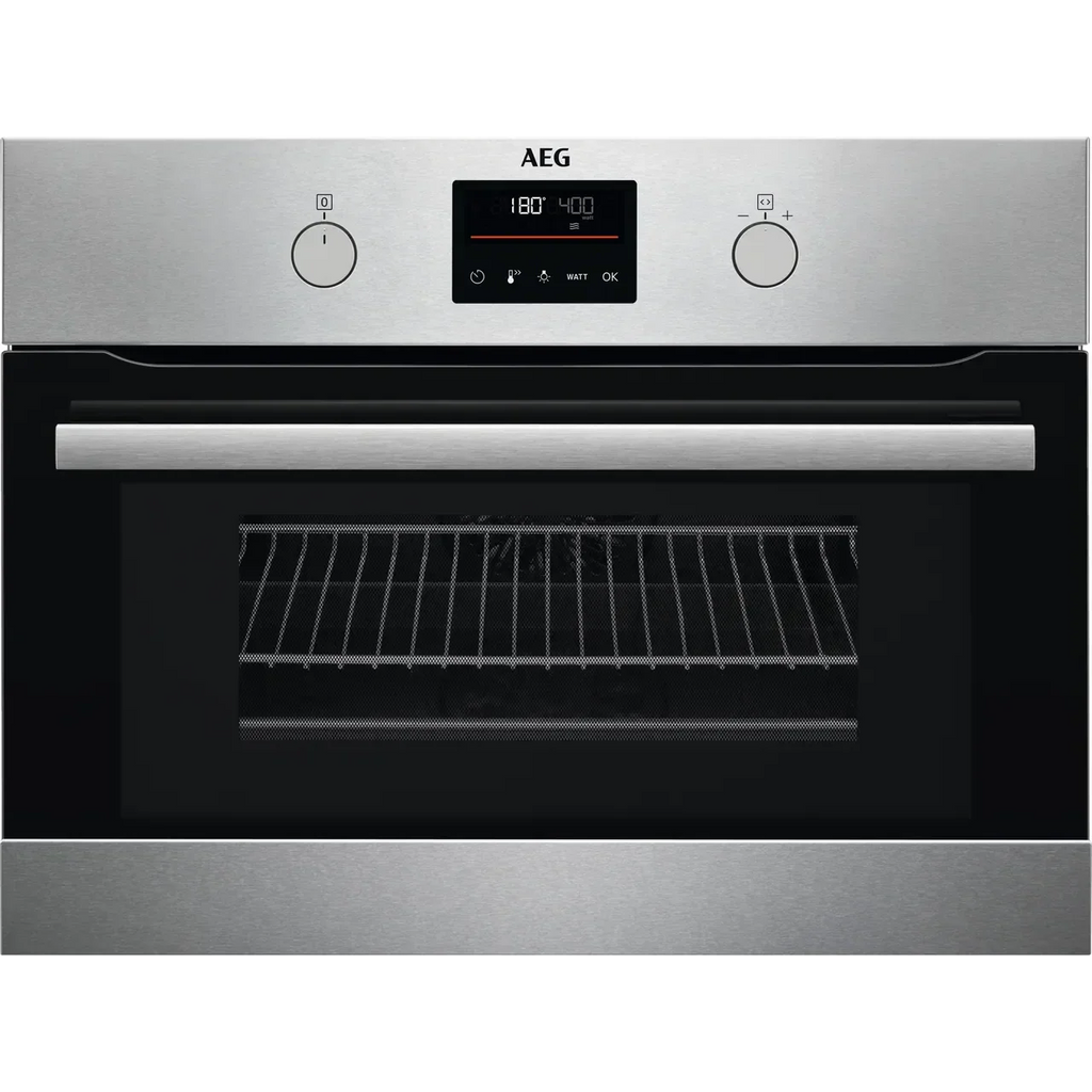 AEG 8000 Serise KMK365060M 43L Combi Quick Compact Microwave Combination Oven in Stainless Steel