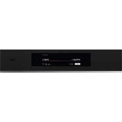 AEG 9000 Series TK9NK821T Compact Built in Microwave Combination Oven Black