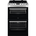AEG CCX1530ACM Freestanding Electric Cooker Double Oven with Ceramic Hob Stainless Steel