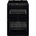 AEG CCX6740ACB 6000 Sreries Steam Bake 60cm Freestanding Electric Cooker with Ceramic Hob in Black