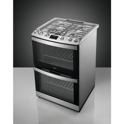 AEG CGB6130ACM Gas Cooker with Double Oven