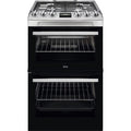 AEG CGX1130ACM 55cm Freestanding Gas Cooker with Double Oven in Stainless Steel