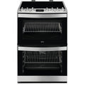 AEG CIB6734ACM Freestanding Electric Cooker Double Oven with Induction Hob Stainless Steel