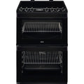 AEG CIB6743ACB 6000 Series Steam Bake 60cm Freestanding Electric Cooker with Induction Hob in Black