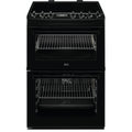 AEG CIX6540ACB Freestanding Electric Cooker Double Oven with Induction Hob Black
