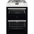 AEG CKX6540ACW 60cm 5000 Series Surround Cook Dual Fuel Freestanding Cooker With Double Oven in White