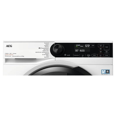 AEG LWR7485M4U Series 7000 ProSteam 8+5kg 1600 Spin Washer Dryer White