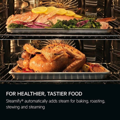 AEG TP8SB731AT Electric Built in Single Oven with Touch Controls Black
