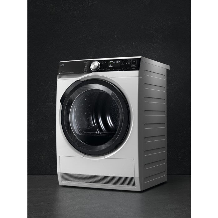 AEG TR959V6BC 9000X Series 9kg Heat Pump Tumble Dryer with 3DScan Technology