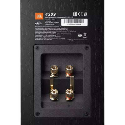 Arcam A15+ Integrated Amplifier Black with JBL 4309 Studio Monitor Bookshelf Speakers Pair - Black