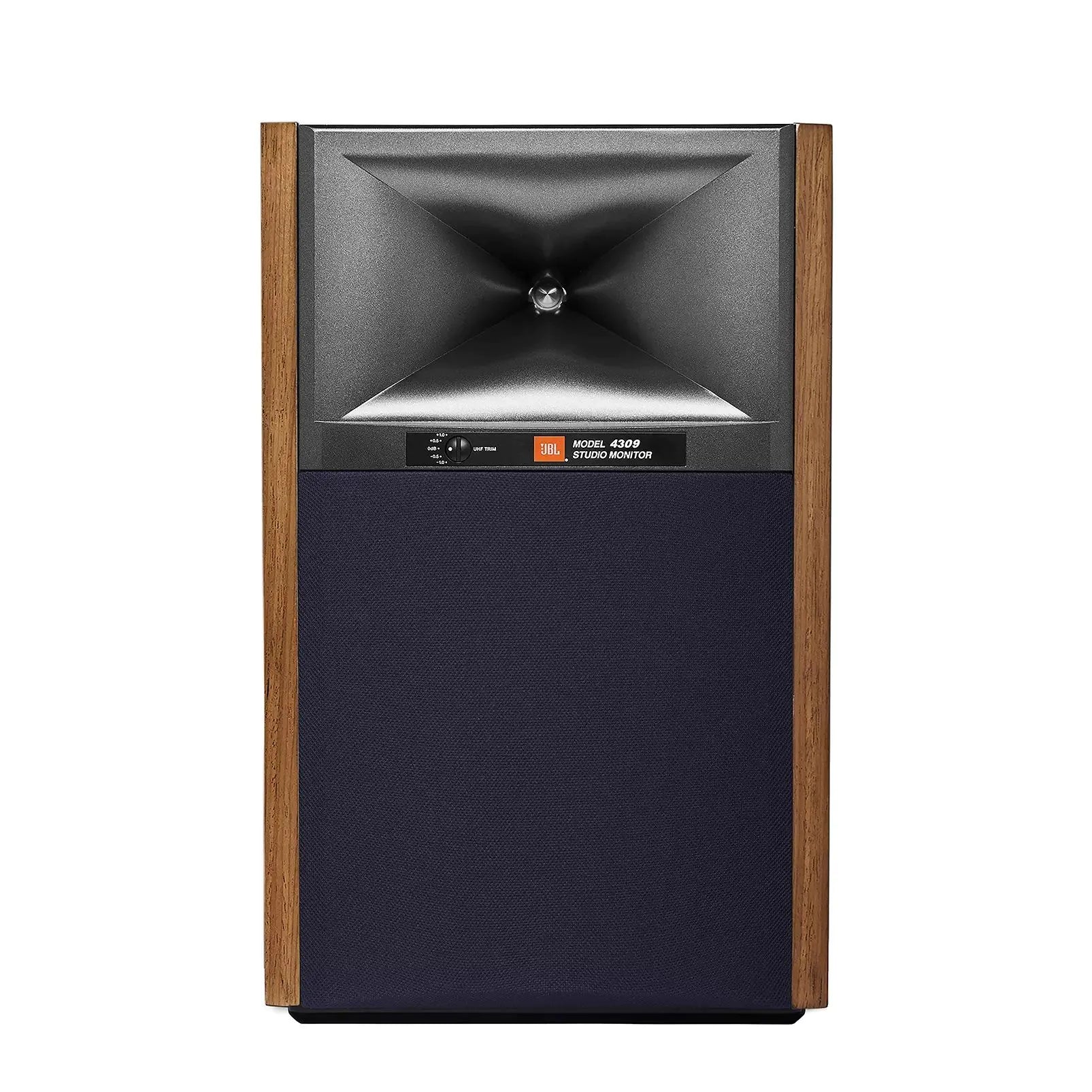 Arcam A15+ Integrated Amplifier Black with JBL 4309 Studio Monitor Bookshelf Speakers Walnut Pair