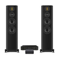 Arcam A15+ Integrated Amplifier with WiiM Pro Plus Streamer and Wharfedale EVO 5.4 Floorstanding Speakers Hi-Fi Package - Black