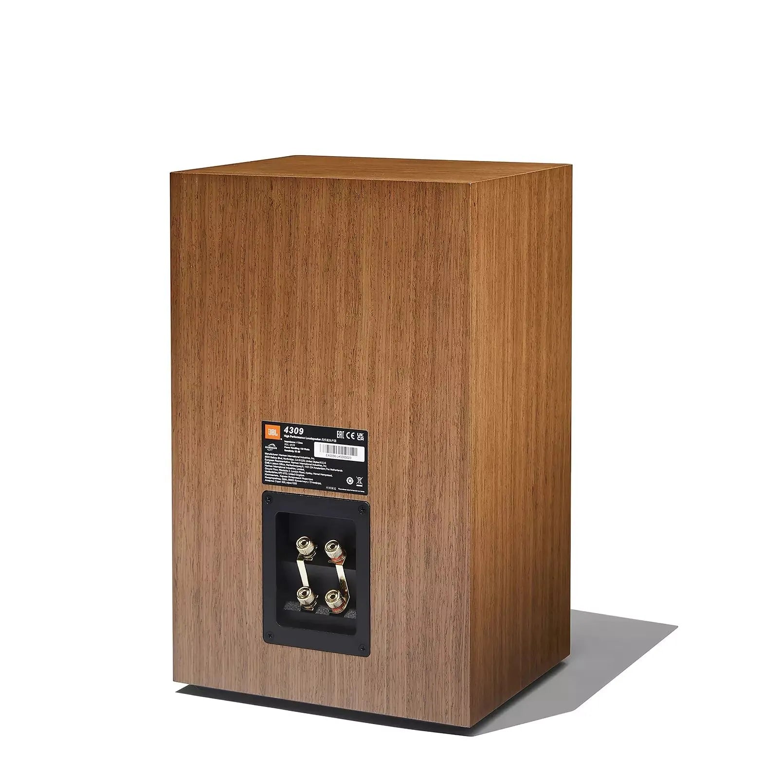 Arcam A25+ Integrated Amplifier Black with JBL 4309 Studio Monitor Bookshelf Speakers Walnut Pair