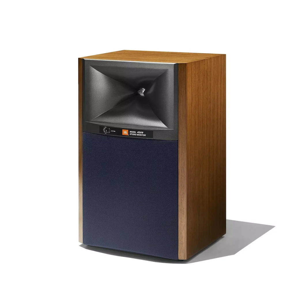 Arcam A25+ Integrated Amplifier Black with JBL 4309 Studio Monitor Bookshelf Speakers Walnut Pair