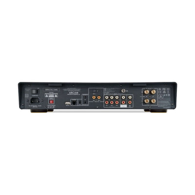 Arcam A5+ Integrated Amplifier with Bowers & Wilkins 606 S3 Standmount Speakers Pair - Black
