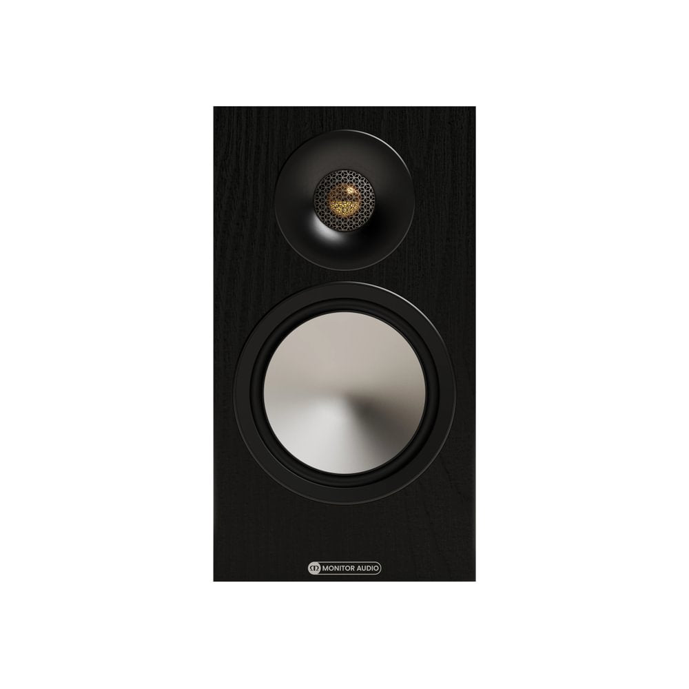 Arcam A5+ Integrated Amplifier with Monitor Audio Bronze 50 7G Bookshelf Speakers Pair - Black