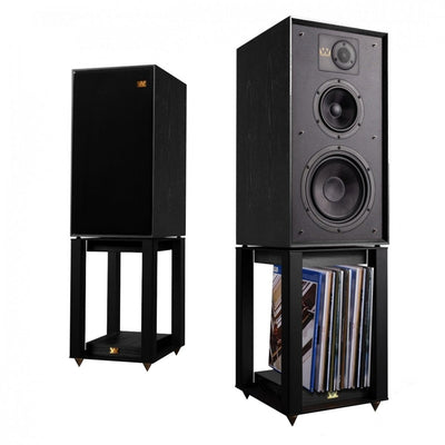Arcam Radia SA45 Streaming Amplifier with Wharfedale Linton Heritage Standmount Speakers with Matching Stands - Black