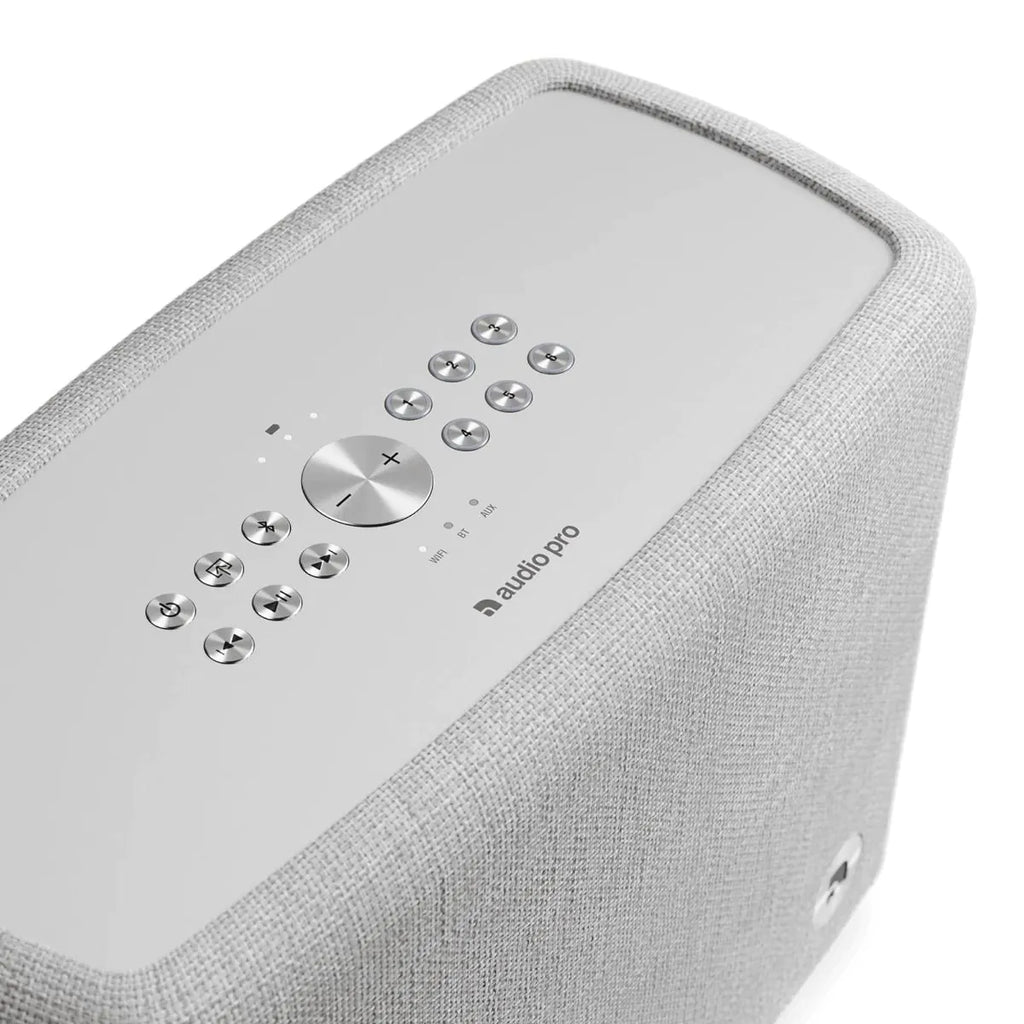 Audio Pro A15 W IPX2 Water Resistant Multiroom Speaker Light Grey