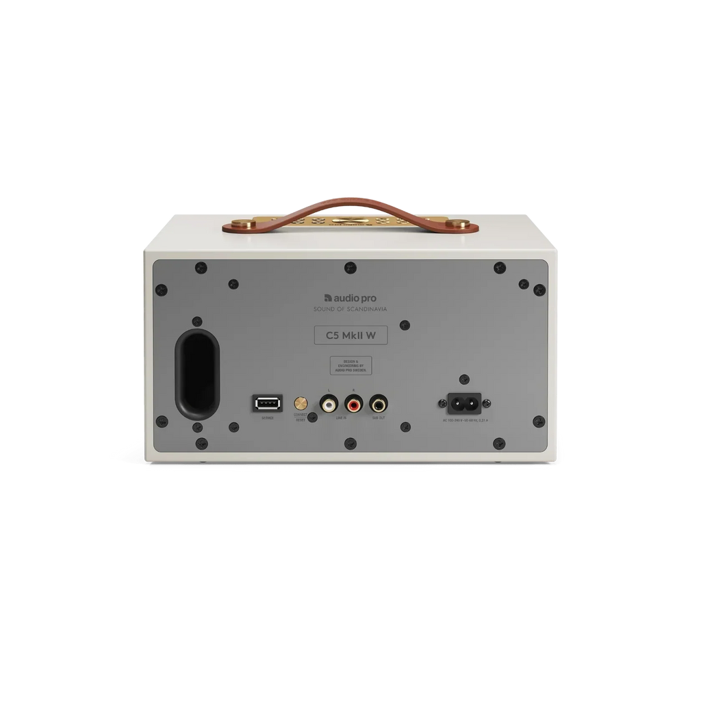 Audio Pro C5 MKII W Compact Wireless Multiroom Speaker Classic Dune