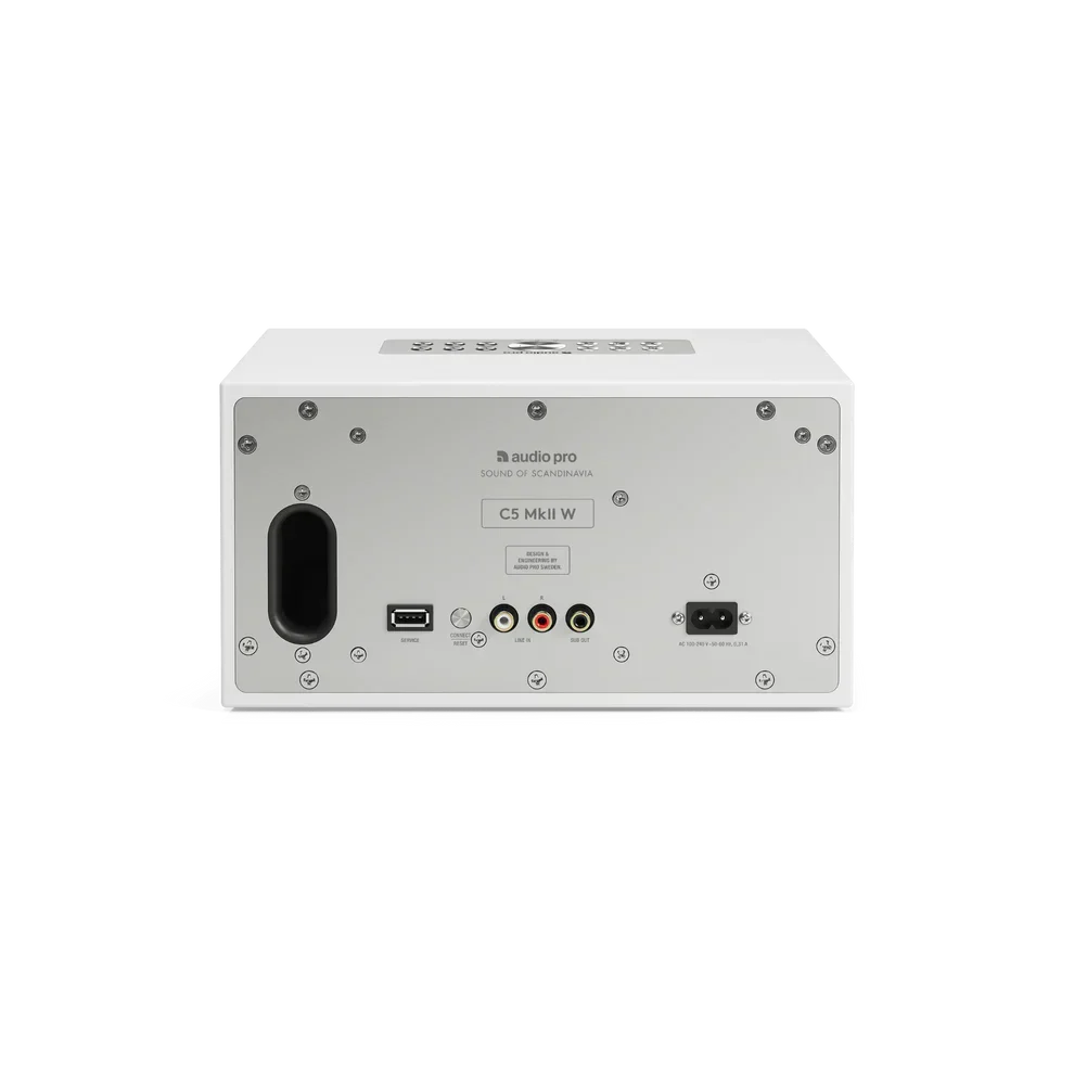 Audio Pro C5 MKII W Compact Wireless Multiroom Speaker White