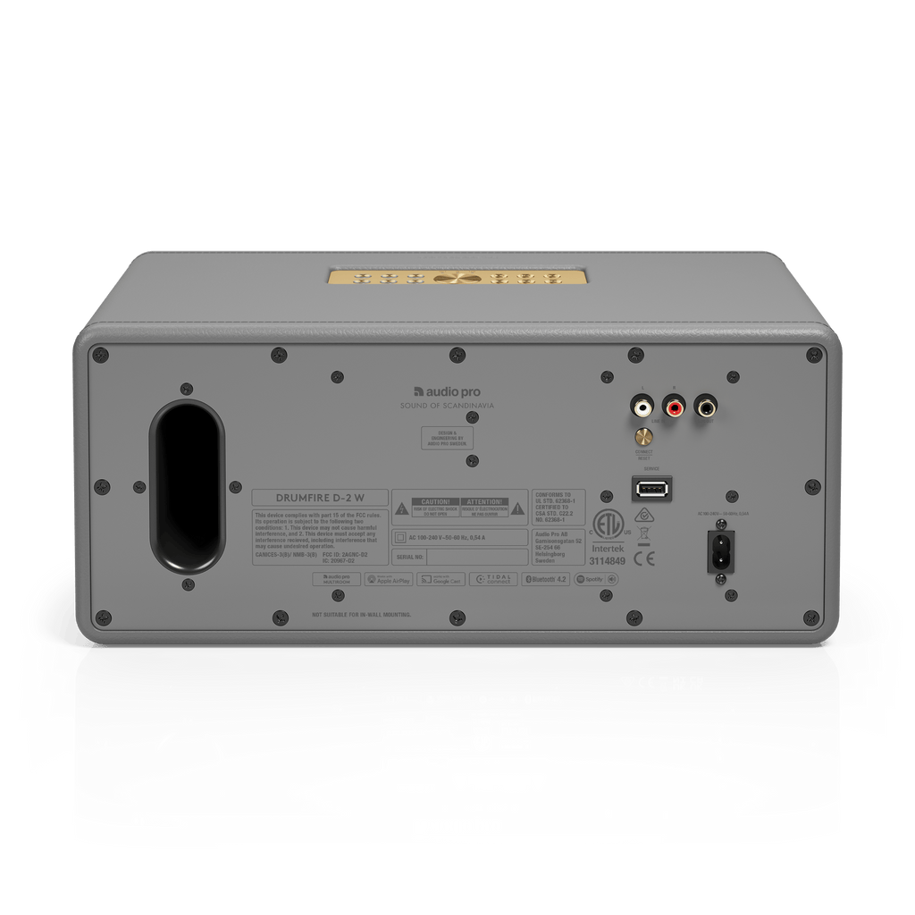 Audio Pro Drumfire D-2 W Wireless Multiroom Speaker Grey