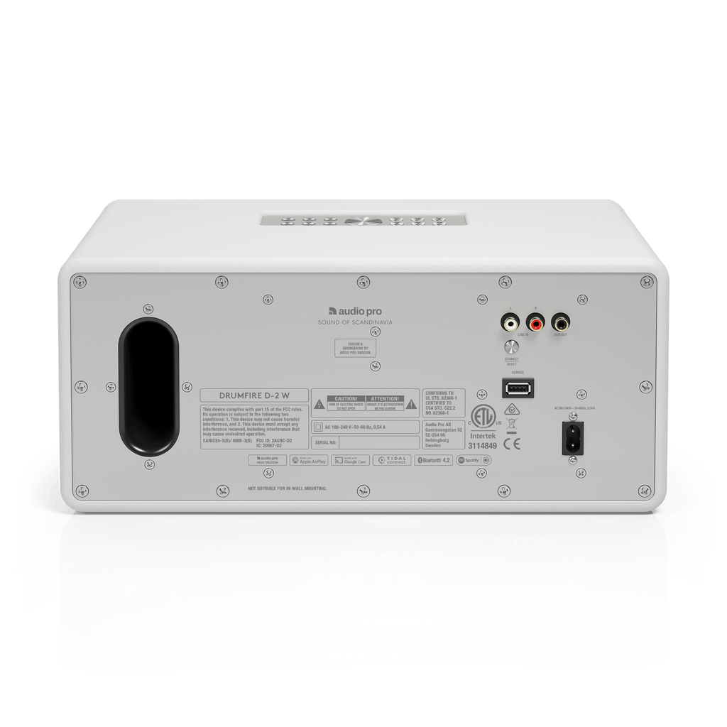 Audio Pro Drumfire D-2 W Wireless Multiroom Speaker White