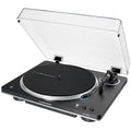 Audio Technica AT-LP70XBT Fully Automatic Bluetooth Wireless Belt Drive Turntable Black Silver