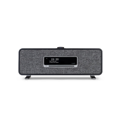 Audio Technica AT-LP70XBT Fully Automatic Bluetooth Wireless Turntable Black and Ruark R3s Music System Charcoal HiFi Package