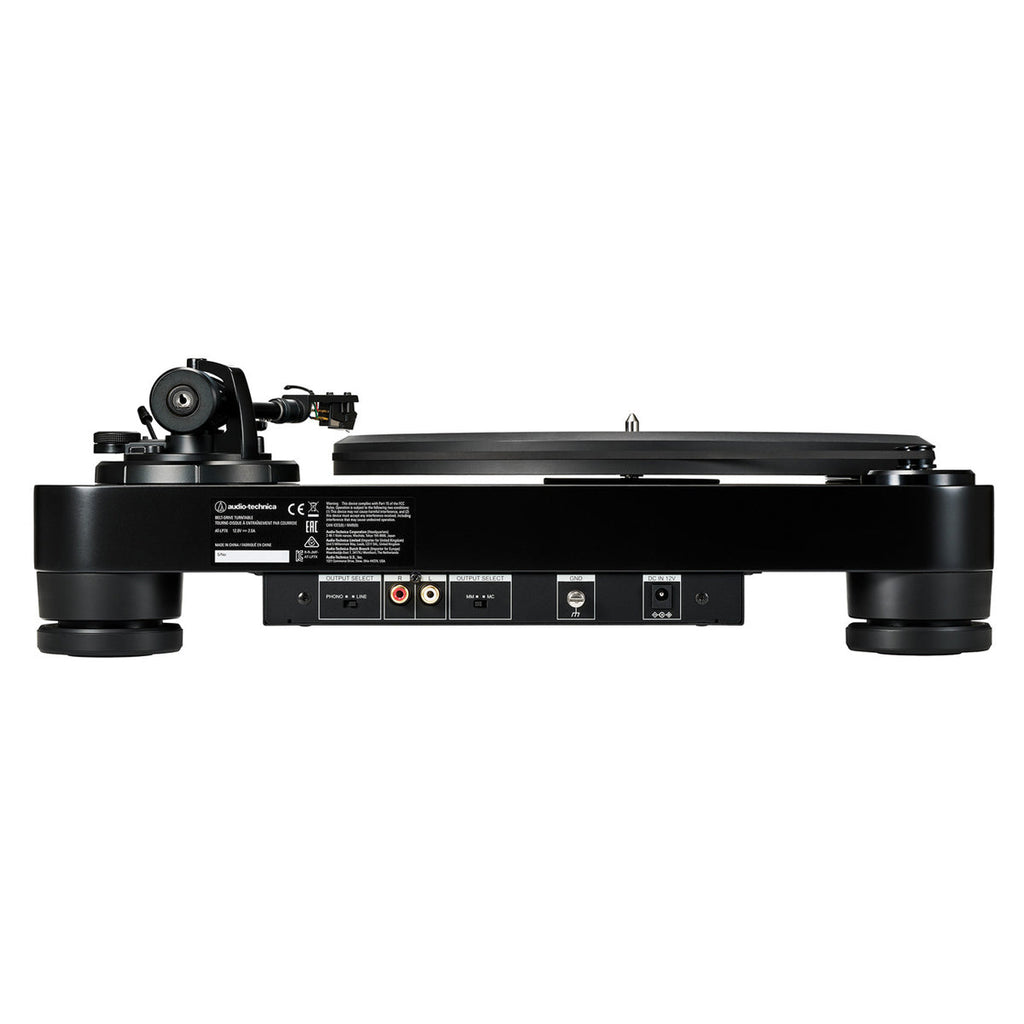 Audio Technica AT-LP7X Fully Manual Belt-Drive Turntable with Built-in Phono Pre-amp for MM/MC Cartridges - Black
