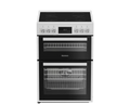 Blomberg HKRN651W 60cm Double Oven Electric Cooker with Vitroceramic Hob White
