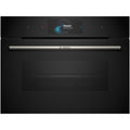 Bosch CSG7584B1 Series 8 47L Built-in compact oven with Steam Function Black - A+ Rated