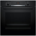 Bosch HQA534BB3B 60cm Series 4 Electric Built in Single Oven with Added Steam Function in Black