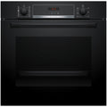 Bosch HQA574BB3B Series 4 71L Built-In Electric Single Pyrolytic Oven Black - A+ Rated