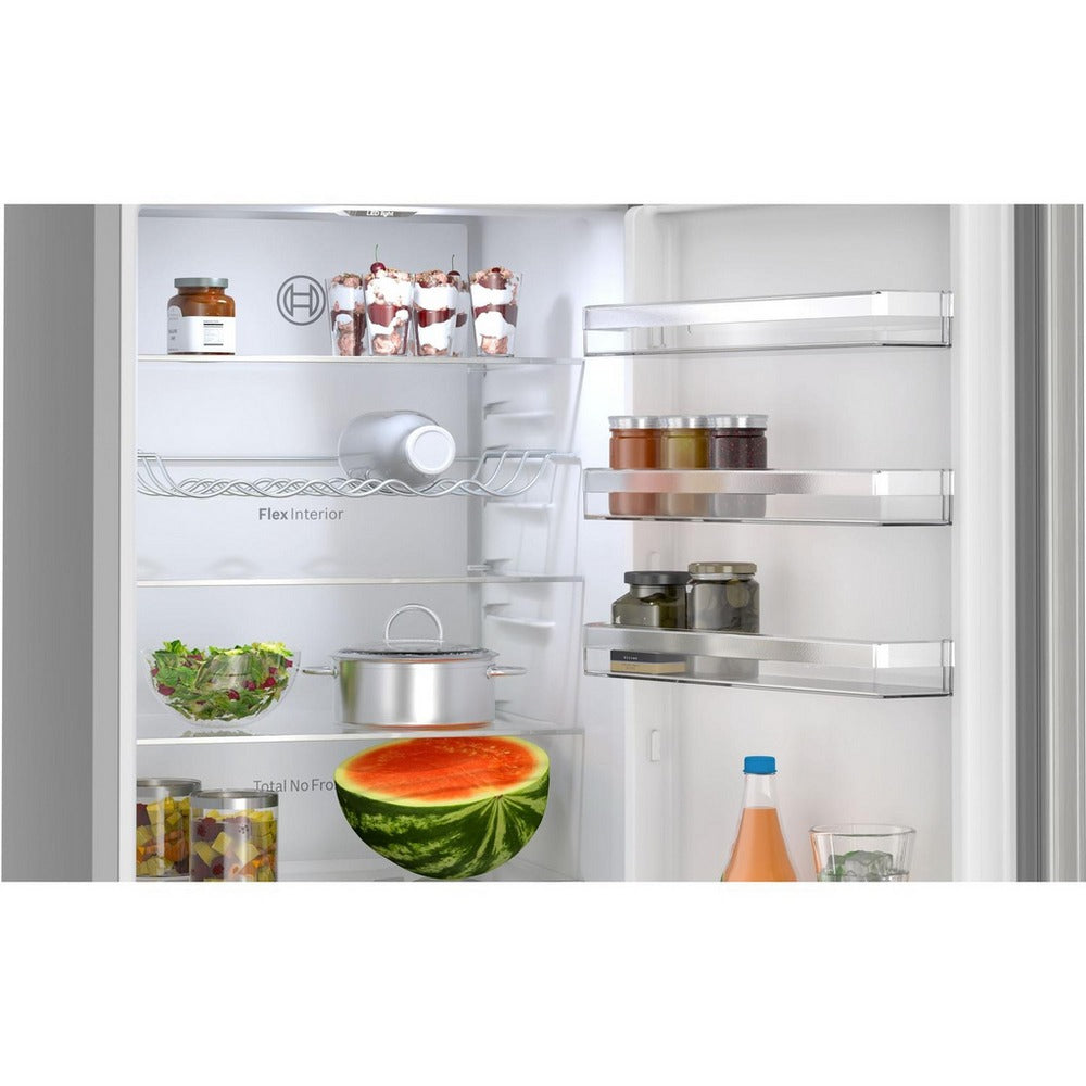 Bosch KGN392LAGG Series 4 60cm Total No Frost Fridge Freezer Stainless Steel