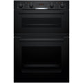 Bosch MBA533BB3B Series 4 Built-In Electric Double Oven Black - A+B Rated