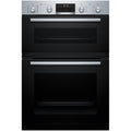 Bosch MBA578BS7B Series 6 Built-In Electric Double Oven Stainless Steel - A Rated