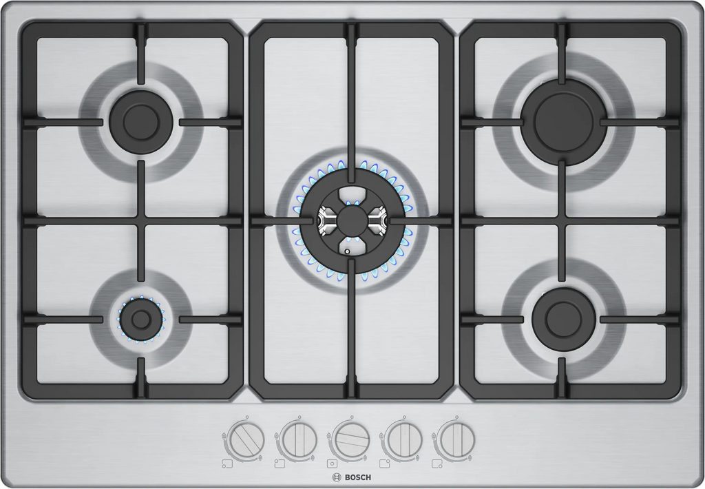 Bosch Series 4 PGQ7B5K90 75cm Gas Hob Stainless steel