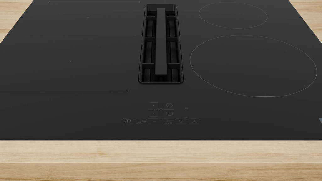 Bosch Series 4 PVS611B16E 60cm Induction Hob With Integrated Ventilation System