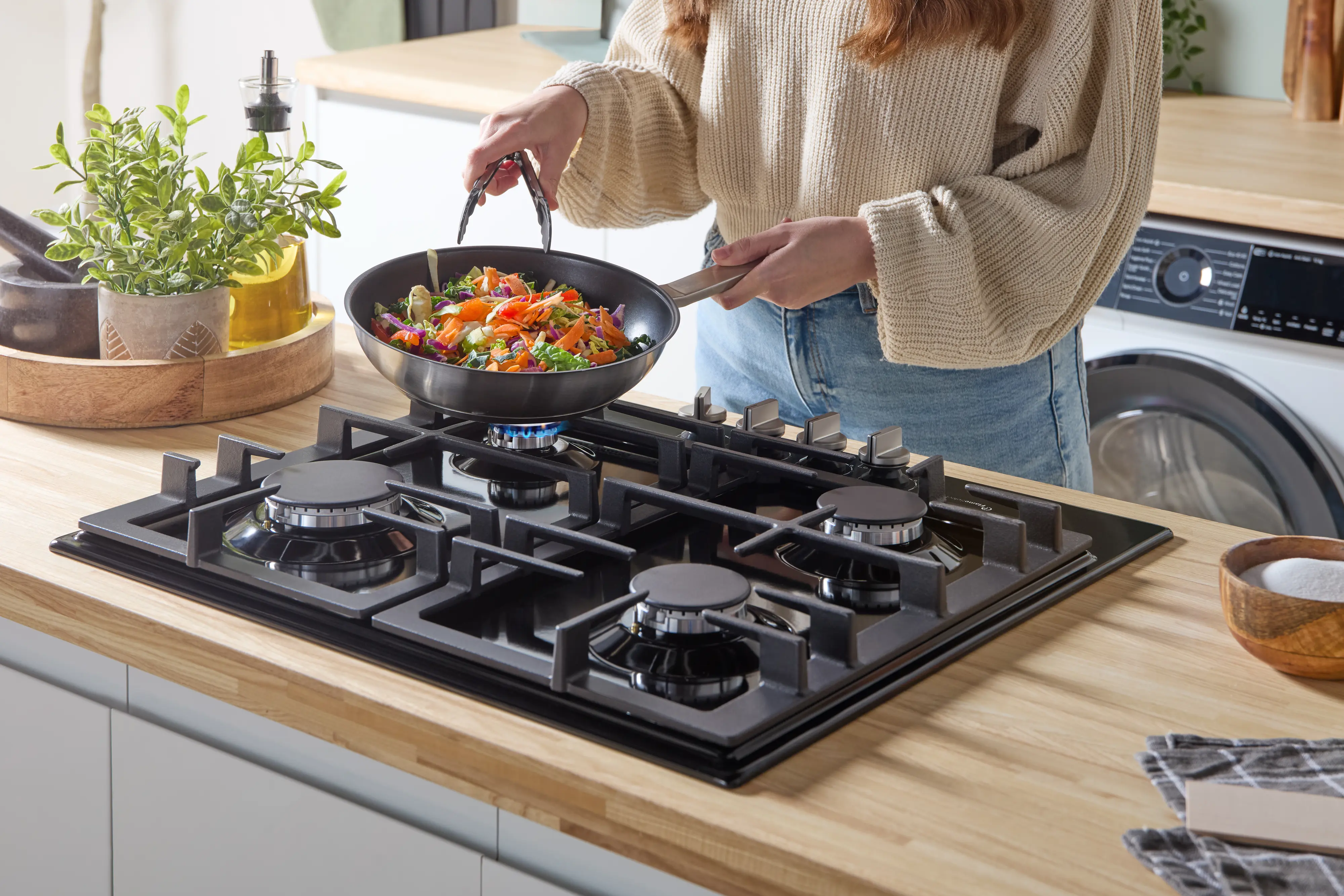 Bosch Series 6 PCP6A6I90 60cm Gas Hob Black