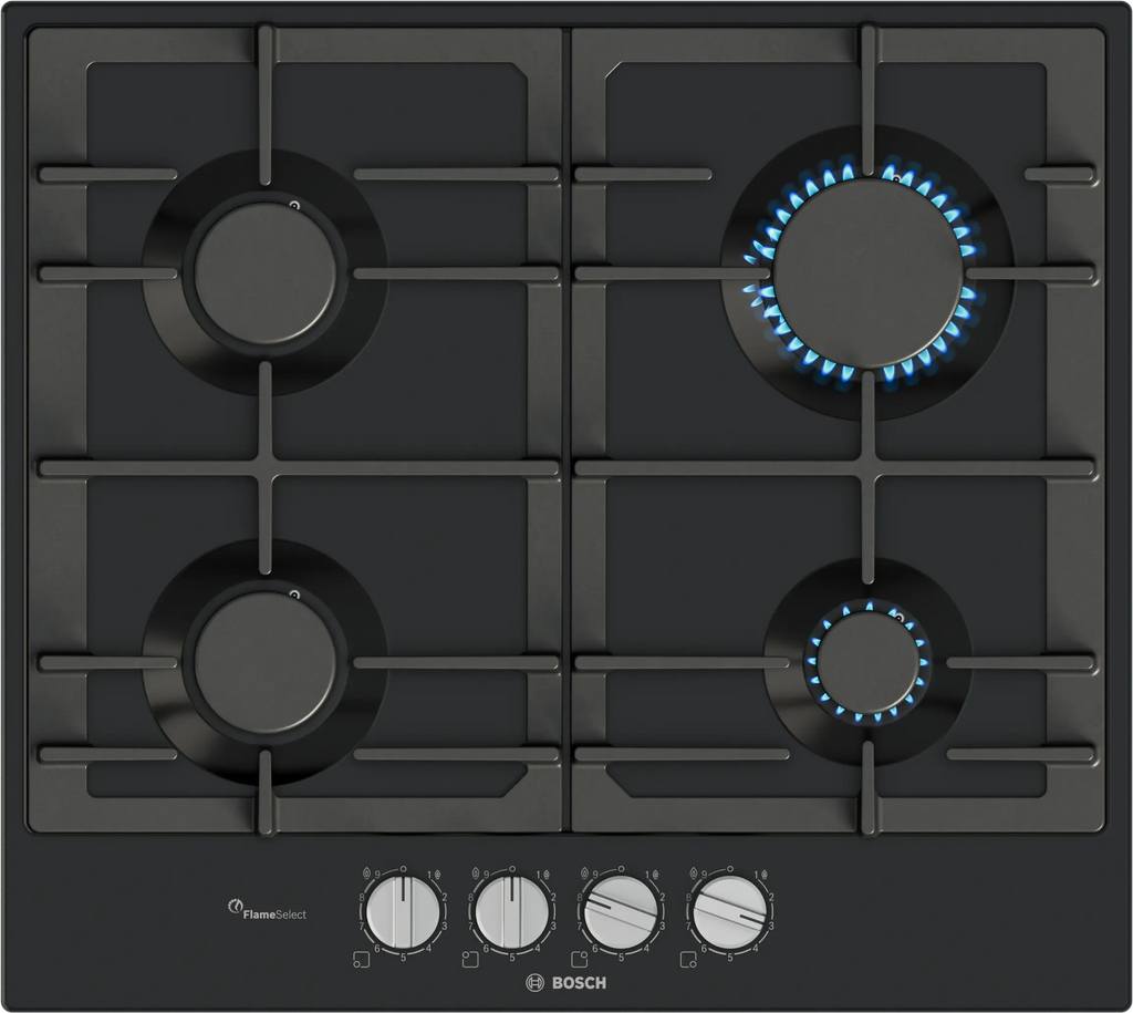 Bosch Series 6 PCP6A6I90 60cm Gas Hob Black