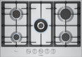 Bosch Series 6 PCQ7A5I90 75cm Gas Hob Stainless Steel